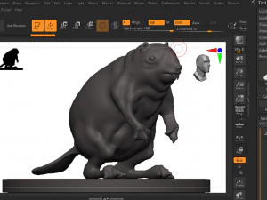 Beaver 3D Print Model