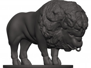 Bison 3D Print Model