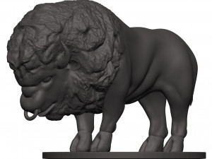 Bison 3D 프린트 모델