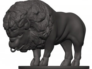 Bison 3D Print Model