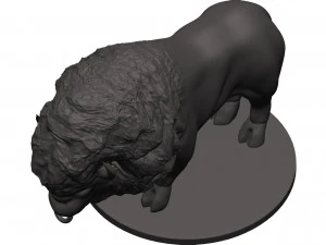 Bison 3D Print Model