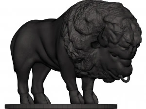 Bison 3D Print Model