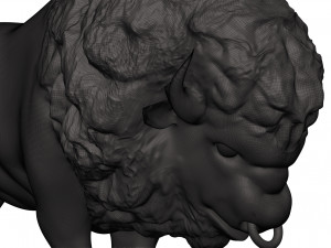 Bison 3D 프린트 모델