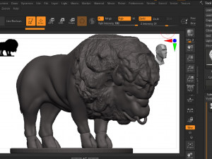 Bison 3D 프린트 모델