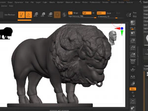 Bison 3D Print Model