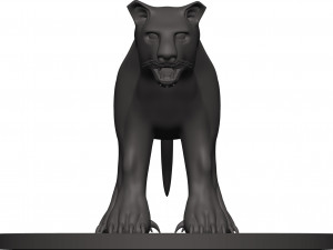 Black leopard Modèles 3D en vedette