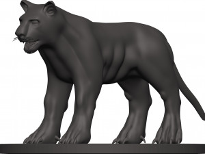 Black leopard Modèles 3D en vedette