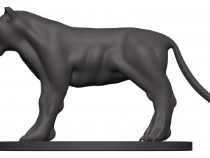 Black leopard Modèles 3D en vedette