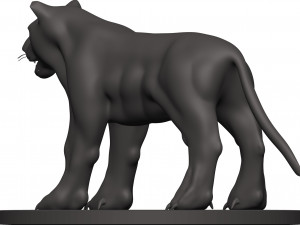 Black leopard Modèles 3D en vedette