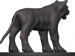 Black leopard Modèles 3D en vedette
