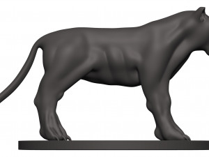 Black leopard Modèles 3D en vedette