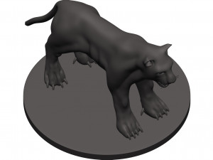 Black leopard Modèles 3D en vedette