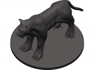 Black leopard Modèles 3D en vedette