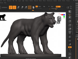 Black leopard Modèles 3D en vedette