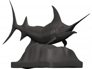 Блакитний марлін 3D Принт Модель