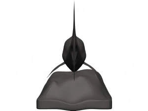 Blauer Marlin 3D Druckmodell