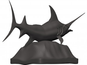 Blue marlin Modello di stampa 3D