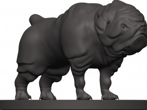 Bulldog 3D Принт Модель