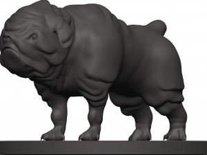 Bulldog 3D Принт Модель