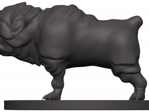 Bulldog 3D Принт Модель
