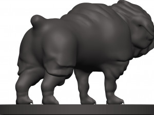 Bulldog 3D Принт Модель