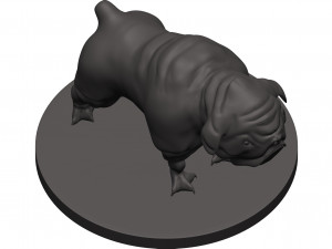 Bulldog 3D Принт Модель