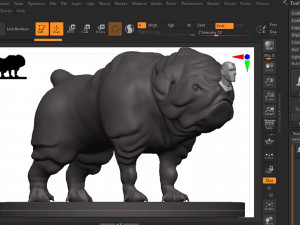 Bulldog 3D Принт Модель