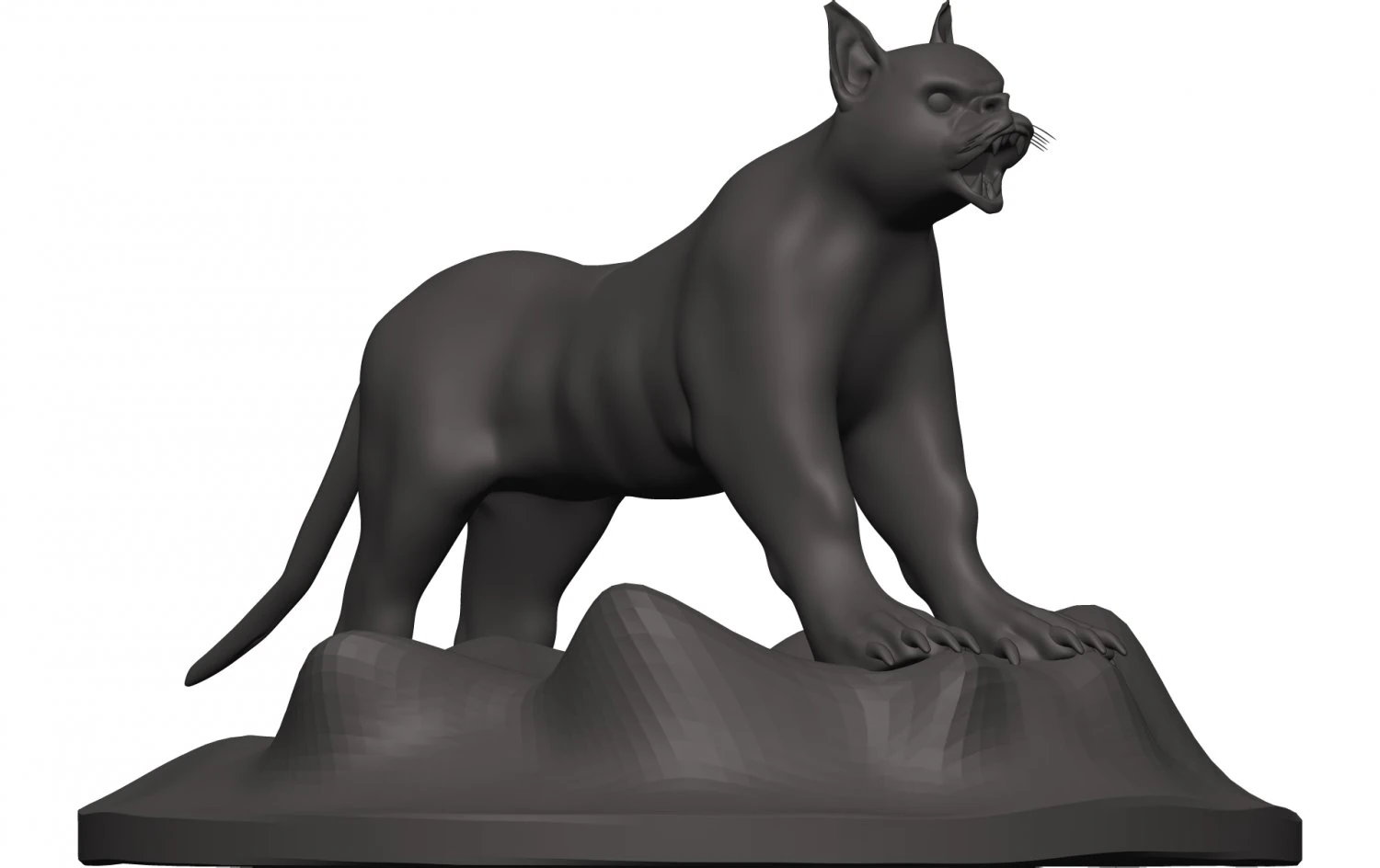 Caracal 3D Print Model .c4d .max .obj .3ds .fbx .stl .blend 