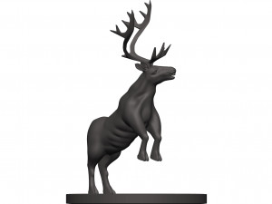 Caribou Modèles 3D en vedette