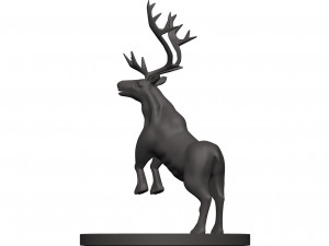 Caribou Modèles 3D en vedette