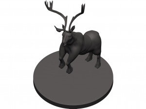 Caribou Modèles 3D en vedette