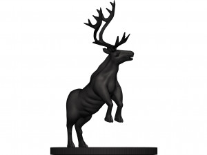 Caribou Modèles 3D en vedette