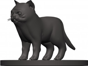 Cat 3Dプリントモデル