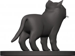 Cat 3D Print Model