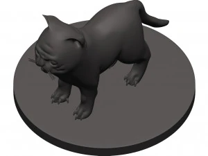 Cat 3D Print Model
