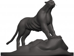 Cheetah 3D Print Model