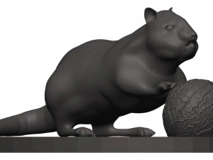 シマリス 3Dプリントモデル