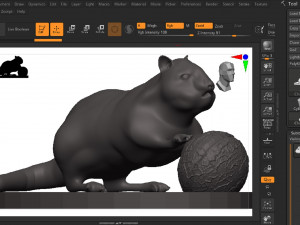 Chipmunk 3D Print Model