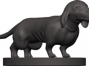 Dachshund 3D Print Model