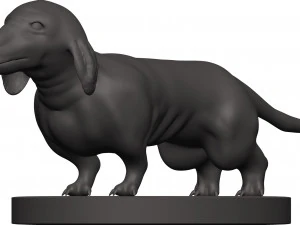 Dachshund 3D Print Model
