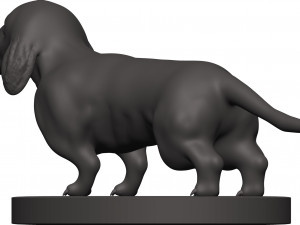 Dachshund Modelo de Impressão 3D