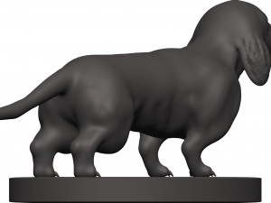 Dachshund Modelo de Impressão 3D