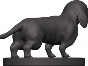 Dachshund 3D Print Model