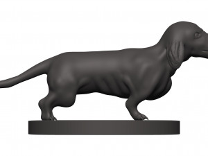 Dachshund Modelo de Impressão 3D