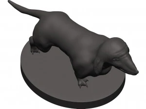 Dachshund 3D Print Model
