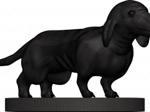 Dachshund 3D Print Model