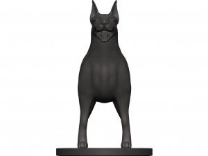 Doberman 3D प्रिंट मॉडल