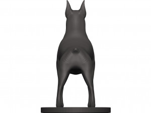 Doberman 3D प्रिंट मॉडल