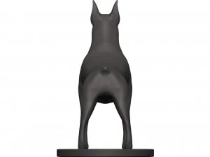 Doberman 3D Print Model