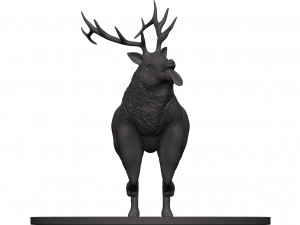 Elk 3Dプリントモデル